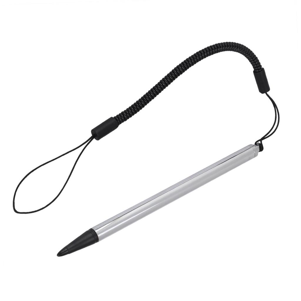Bildschirm Touch Malerei Stift Resistiven Stylus mit Frühling Seil Für POS PDA Navigator (Silber)