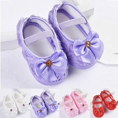 Toddler Baby Princess Shoes Cute Flowers Sandals Walking Shoes Girls Bowknot  Newborn Flats