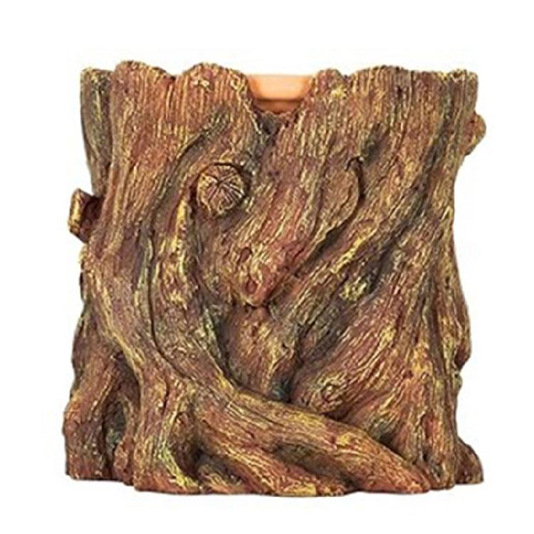 Reptiles Stump Shaped Cave Reptiles Water Dispenser Feeding Dish