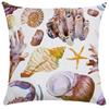 45x45cm Starfish Shell Crab Fish Pillowcase Living Room Sofa Chair Bed Soft Cushion Cover  Home Decoration