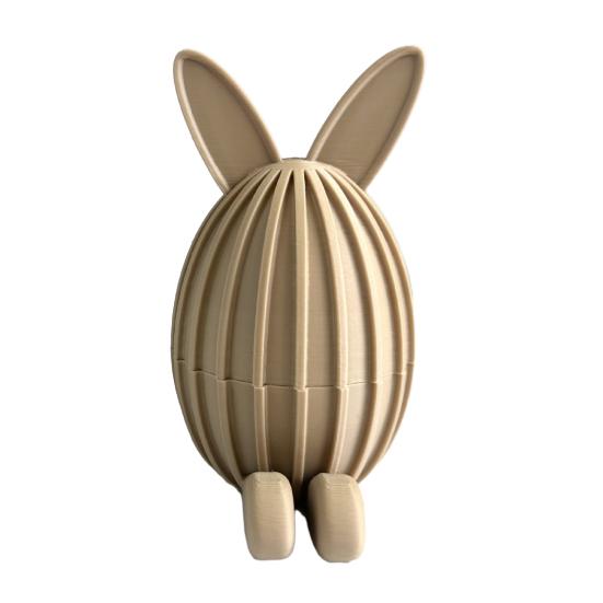 3D tištěné plnitelné velikonoční vajíčko, kloubový ohebný velikonoční zajíček s pohyblivými klouby pro dekoraci stolu, výplň do velikonočního košíku, dárky pro děti i dospělé