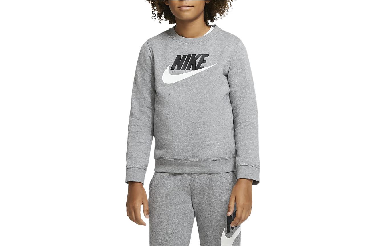 Nike Kids Sweatshirts Crew Neck Moderate CV9297-092 M