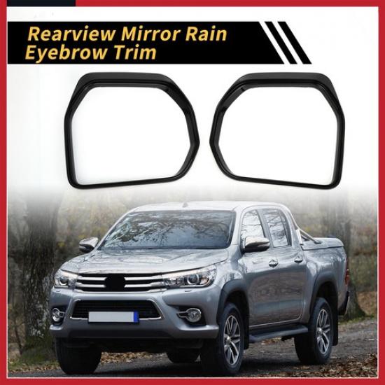 Paar Rückspiegel Regen Augenbrauen Zierleisten für Toyota Tundra -2024 Neu