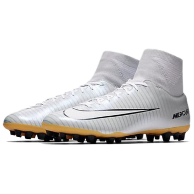 Nike Cristiano Ronaldo X  Mercurial Victory VI Fashion Versatile AG (Rubber Short Studs) Anti-Slip Durable Soccer Shoes Men Soccer Shoes AH4041-010