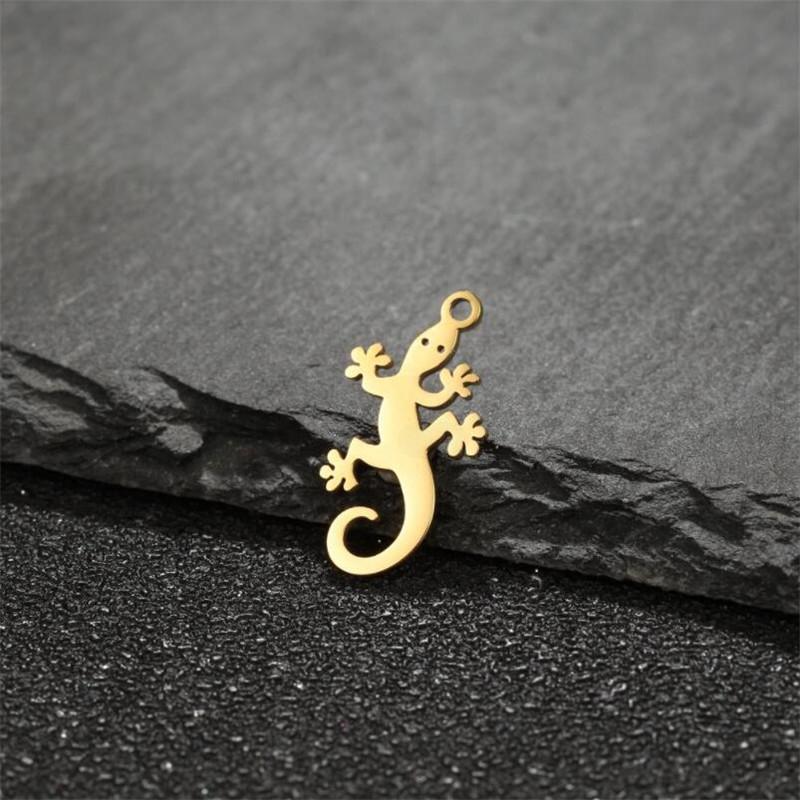 5Pcs/Lot Mini Stainless Steel Charms Fashion Metal Leaf Flower Butterfly Sun Pendants for Makings DIY Jewelry Handmade Craft