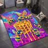 Dream Space Bee Honey Print Carpet for Living Room Bedroom Bedside Sofa Floor Mat Modern Home Decor Aisle Corridor Area Rug