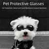 Impact-Resistant Pet Glasses Windproof Design Doggie Goggles Cool Fashion Cat Eyewear  Pet Photos