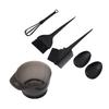 Hair Colo  Dyeing Kit Professional Salon Portable Ear   Dye Brush Mixing Bowl Tool Set