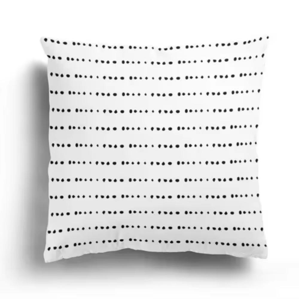 Modern home living room decoration pillowcase sofa cover x cushion cover x Nordic x autumn black white simple