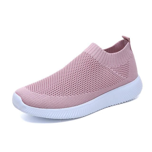 Women Flat Slip On White Shoes Woman Lightweight White Sneakers Summer Autumn Casual Chaussures Femme Basket Flats Shoes