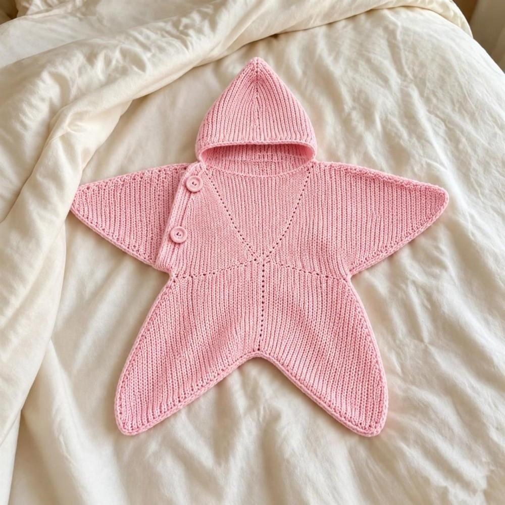 Hooded Design Seal Star Comfort Sleeping Bag Starfish Baby Swaddle  For Boys and Girls