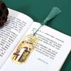 Tassel Brass Bookmark Painted Pagination Mark Retro Book Clip  School Office Supplies