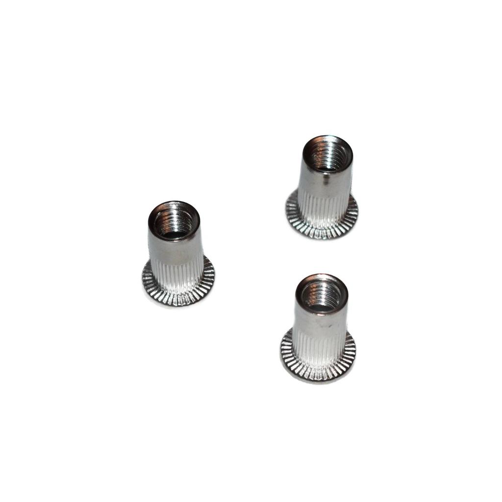 Stainless Steel Cylindrical Rivet Nut A2 M8X16. 20 Pcs. Fastening Range 1-3.5