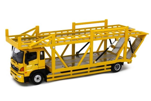 Tiny Hino 500 Hino Ranger Car Carrier 1/64 (Yellow)