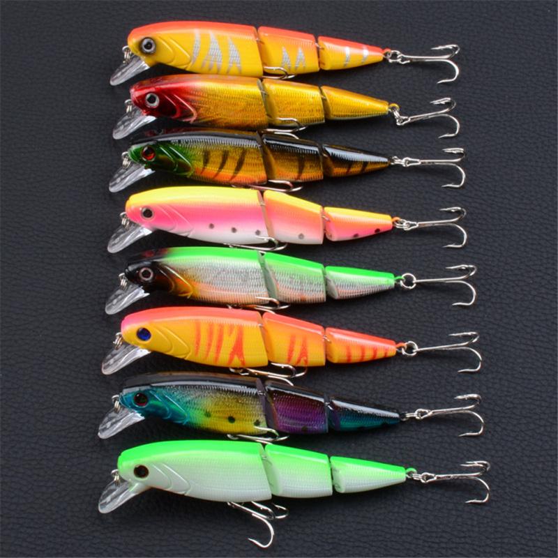 Przynęta wędkarska Multi Jointed Fishing Minnow Bait Szczupak 10,5cm/14g Sztuczna twarda przynęta