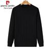 Pierre Cardin Men's Solid Round Neck Knit Sweater