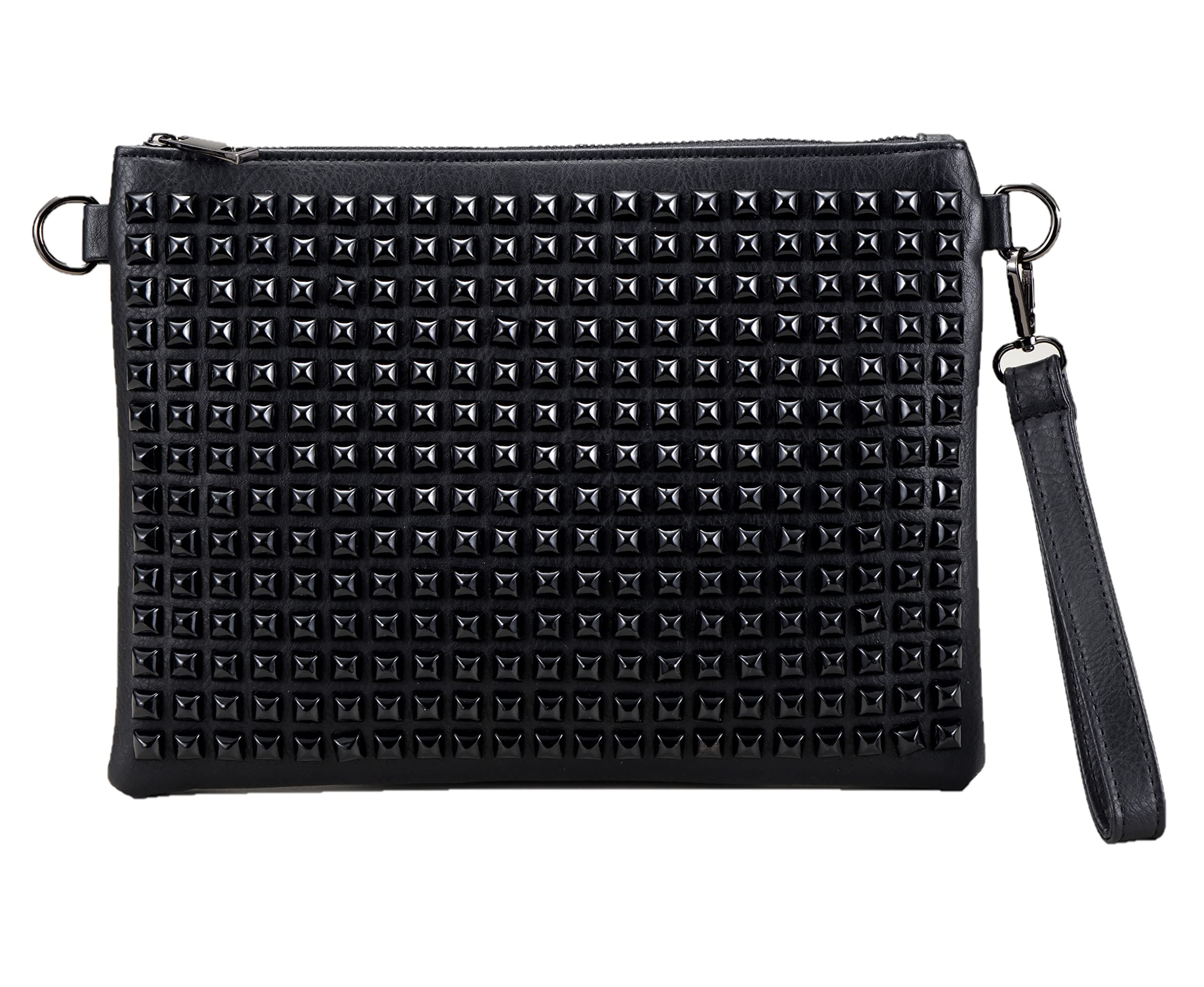 

JACKALL Clutch bag Shoulder bag Studded decoration clutch bag 2way specification TH0215 [BLACK CROWN]