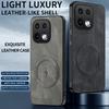 For Realme 16T/Realme 16 Pro+/Realme16 Pro Case Simple Stylish Magnetic Suction Luxury PU Leather Skin-friendly Anti-drop Cover