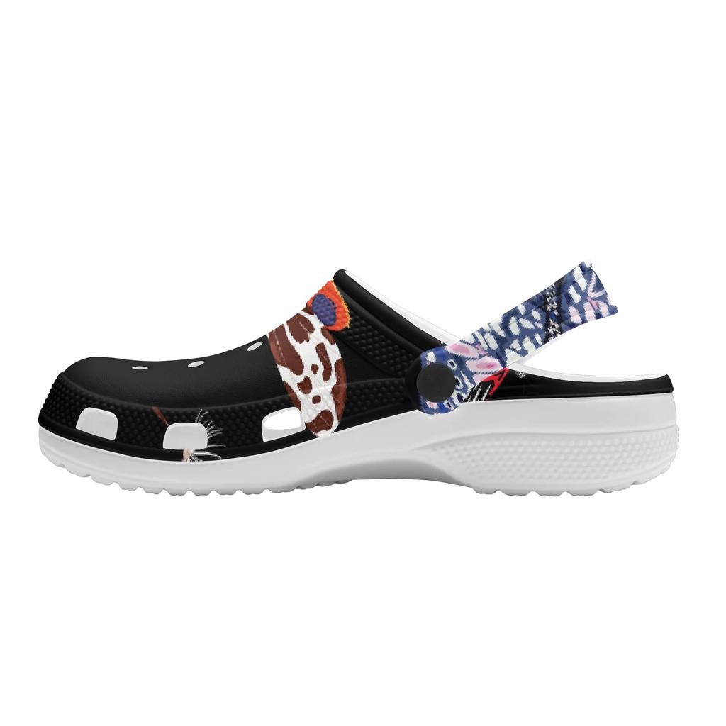 Fashion Printed EVA Slip On Clogs for Women Men Lightweight Soft Casual Shoes Soft Sole Summer Sandals Indoor Outdoor Wear