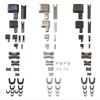 Zipper Repair Kit: Insert Pin, Zipper Head, U-Code, I-Code, Top Stop