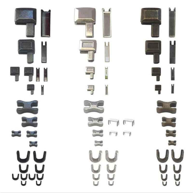 Zipper Repair Kit: Insert Pin, Zipper Head, U-Code, I-Code, Top Stop