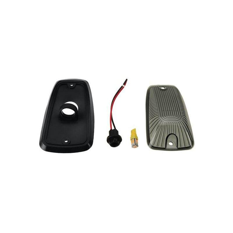 5 Stück geräucherte Transparenz schwarze Linse rote LED-Kabinendachmarkierungsleuchten Lampen Top-Lauflichter für Chevy GMC 1988–2002 LKW-SUV