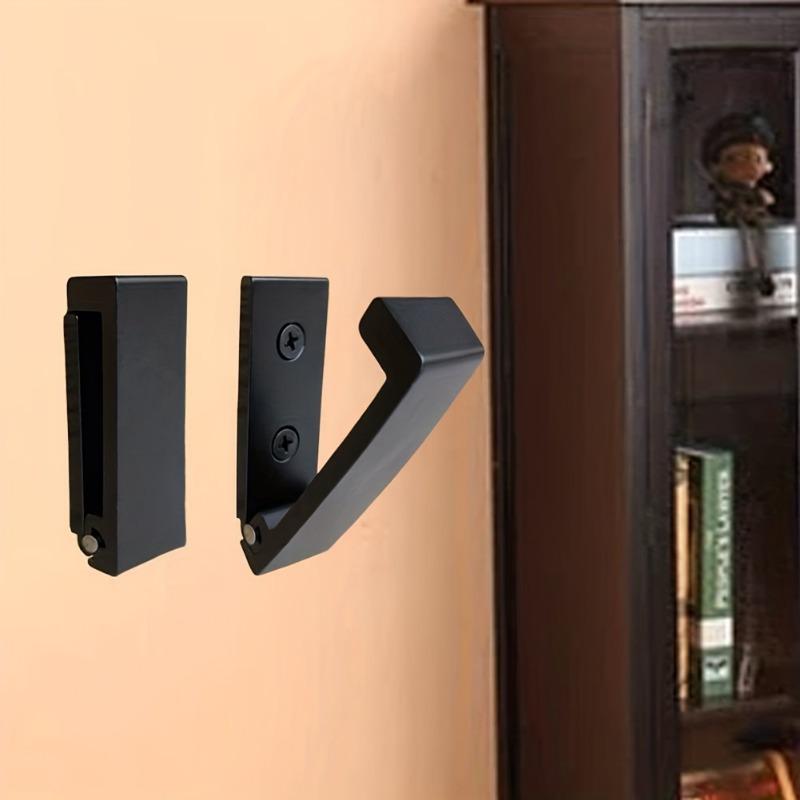6 Stück Robuste Faltbare Kleiderhaken - Platzsparende Wandmontierte Haken aus Aluminiumlegierung mit Rostbeständiger Lackierung, Perfekt zum Organisieren von Mänteln