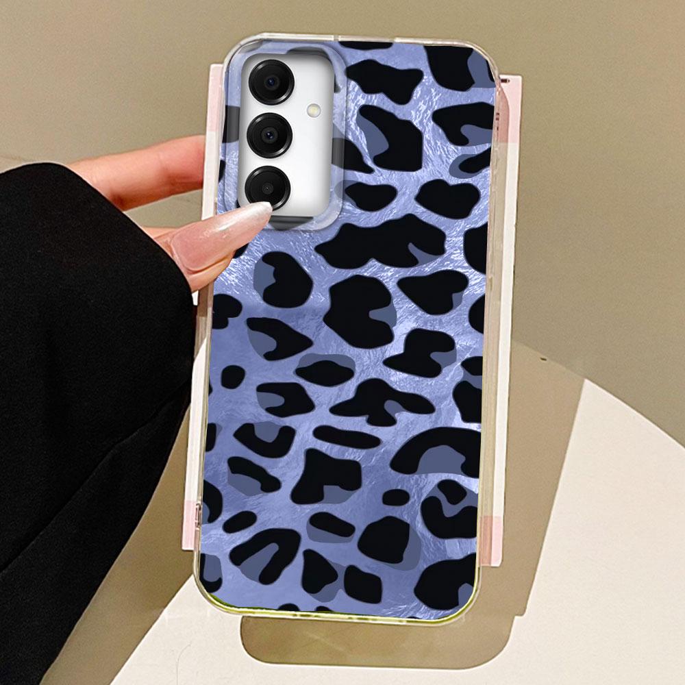 Retro Leopard Vortex Pattern Phone Case for Samsung Galaxy A16 A55 A07 A17 A56 A36 A26 A53 A06 A14 A24 A34 A54 A15 A12 Cover