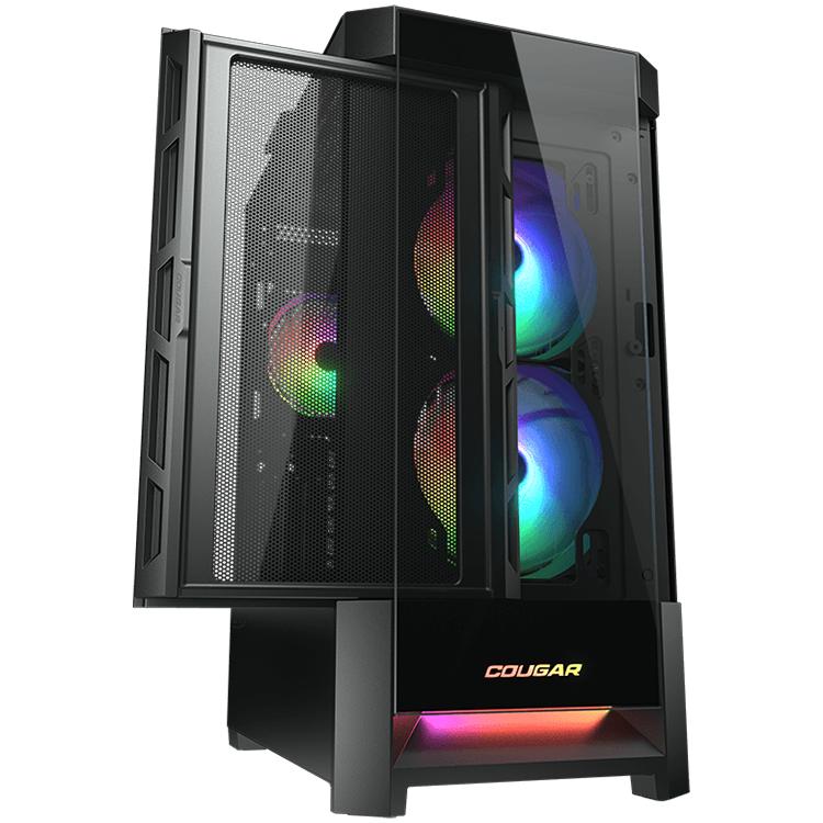 COUGAR Duoface RGB Case, Midi Tower, Black