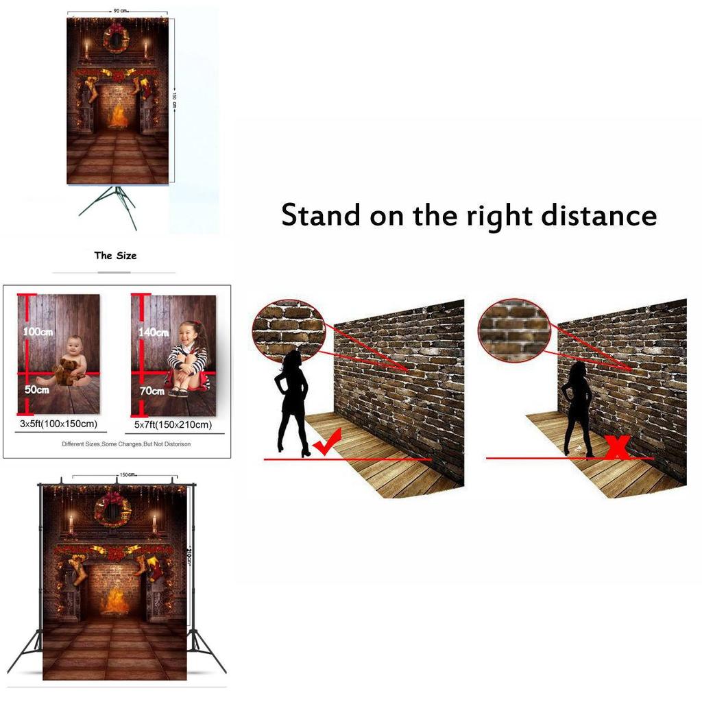 Christmas Theme Photography Backdrop For Kids Studio Portrait Creative Photo Prop