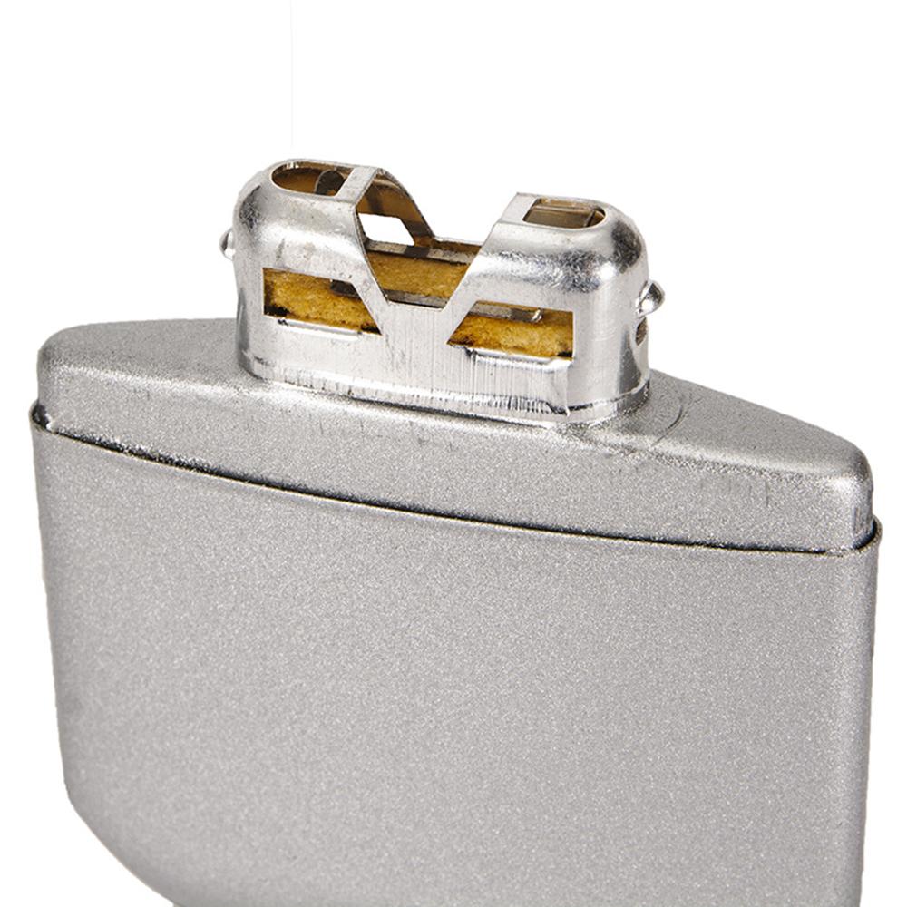 Outdoor Tragbarer Metall-Handwärmer Mit Beutel Zum Angeln Camping Wandern Warmer Winter Mini Taschen-Benzinhandwärmer