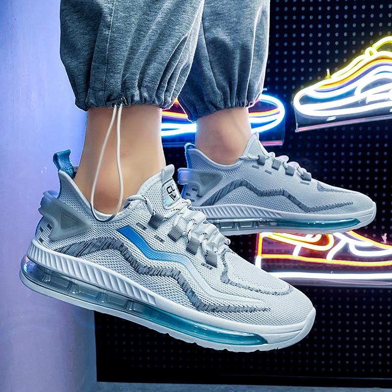 2022 Breathable Men Shoes Fashion Mesh Running Shoes Air Cushion Fitness Training Shoes Comfortable Walking Shoes Zapatos Hombre