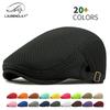 Summer Thin Mesh Beret: Breathable Duckbill Cap for Men & Women - Retro Korean Style Newsboy Sun Hat