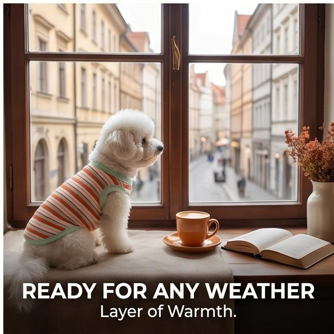 Breathable Striped Summer Dog Vest Lightweight Thin Pet Clothes for Small Dogs Teddy Bichon Yorkie Pomeranian for Outdoor Daily Wear
