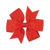 20Pcs Children Hair Clip Bow Hair Clip Sweet Princess Hair Clip Tailcoat Ribbed Satin Ribbon Baby Hair Accessory