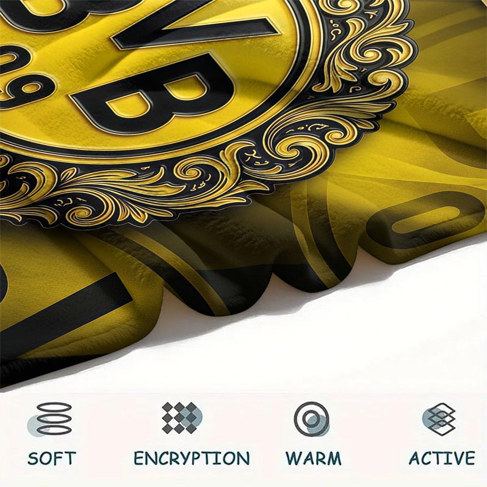 Custom Name,Borussia Dortmund Printed Flannel Blanket, Soft Throw for Bedroom Sofa, Washable, Christmas Present, Great Gift.