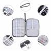 Polyester Cable Organizer Bag Tangle-Free Charger Cable Case Portable USB Organizer  Travel Use