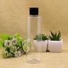 4pcs Portable 250ml Refillable Plastic Bottles Cosmetic Containersfor Shampoo Conditioner Makeup Remover Leak Proof