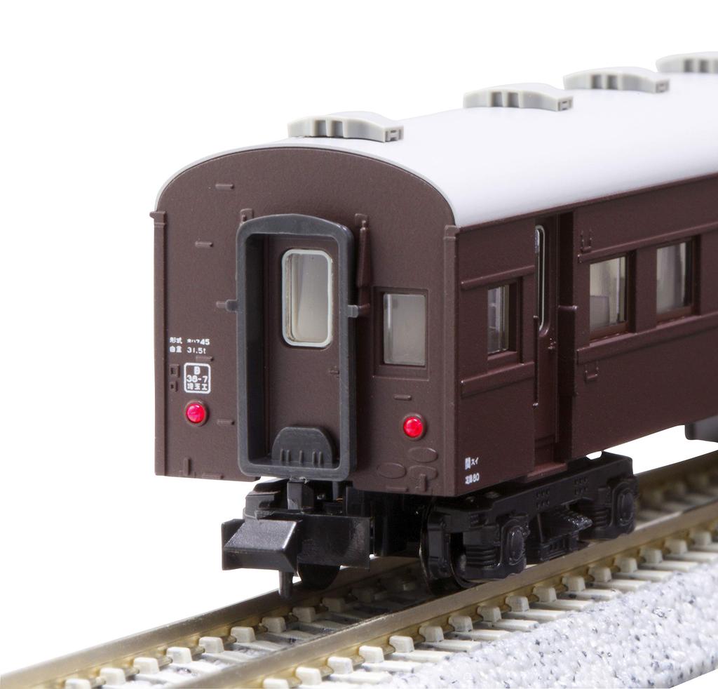 KATO N Gauge Old Passenger Car Set of Unisex Passenger Car 4, Brown, 10-034,