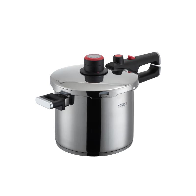 TOWERUK 6L Stainless Steel Pressure Cooker