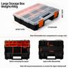 Portable Screw Box Organiser With Adjustable Dividers For Tools Screw Organiser Storage Box Nails