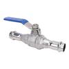 Press Ball Valve 1 2 Inch DN15 304 Stainless Steel Dual Press Connection Ball Valve for Industrial Use