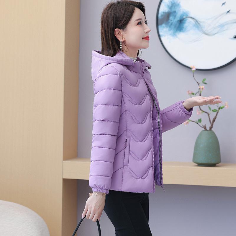 Cotton clothes women's clothing autumn and winter short slim fit small fashion thin and high anti-thickening warm jacket