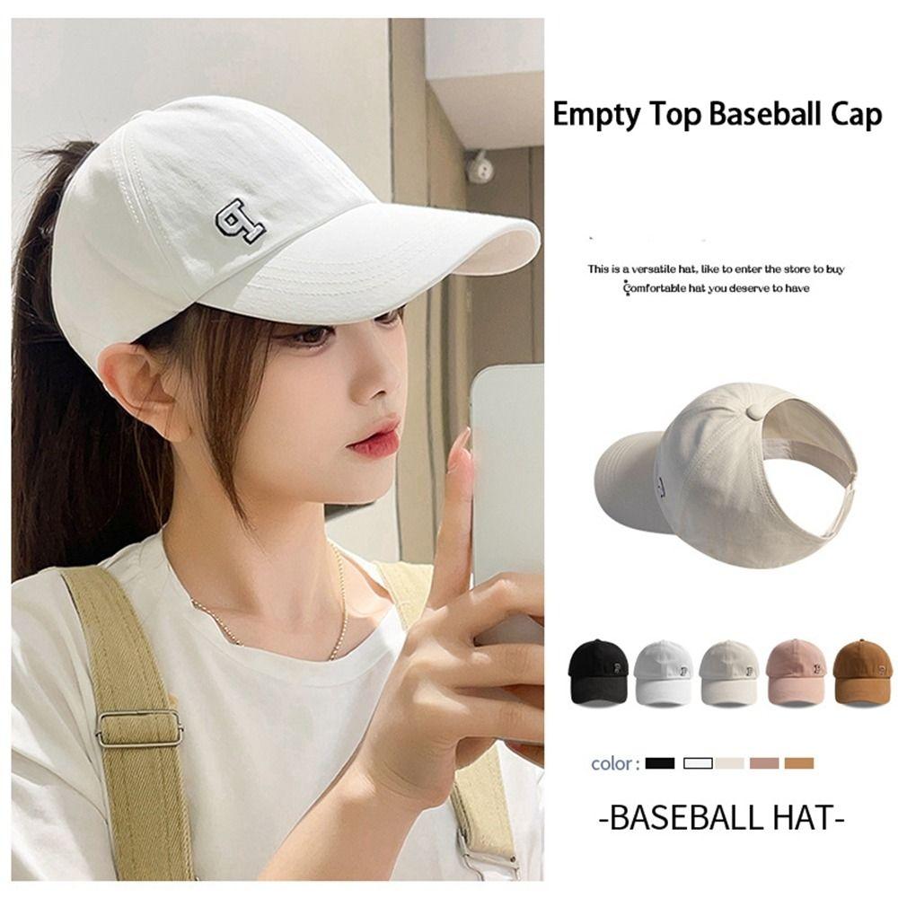Hat Cotton Embroidered Letter Peaked Hat Korean Style Caps Sun Hat Baseball Cap Girl Baseball Hat