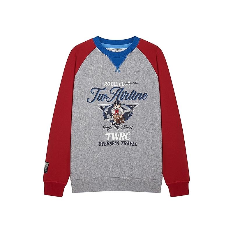 Teenie Weenie Women's American College Bear Raglan Sweatshirt