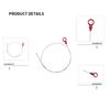 Automotive-Car Engine Oil Dipstick Transmission Fluid Dipstick Oil Level Measure Tools Compatible-for 8863B 9336A 917327
