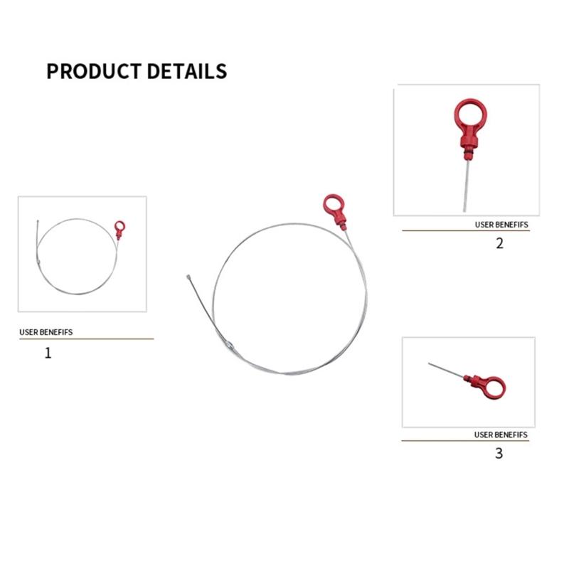 Automotive-Car Engine Oil Dipstick Transmission Fluid Dipstick Oil Level Measure Tools Compatible-for 8863B 9336A 917327
