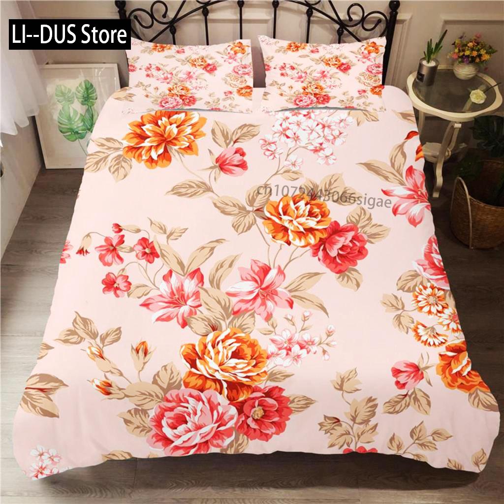 

Flower Duvet Cover Set White Butterfly Flower Pattern Fantasy Purple Background Bedding Set Flower Theme King Size Quilt Cover EU single(135x200cm)