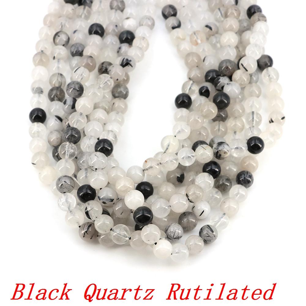 4/6/8/10/Mm Natural Stone Yellow Tower Crystal Round Loose Citrine Bead Crystal Stone Jewelry Making Diy Bracelet Necklace Gift