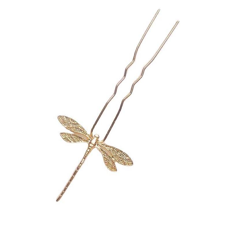 Libellen-Haarnadel, Haarnadel, antike Haarnadel, Haarnadel, gefranster Anhänger, super feenhafter Schmuck, Hanfu-Kopfschmuck.